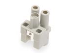 Female Inserts,Contacts 2+PE,Axial screw connection,40A 830V